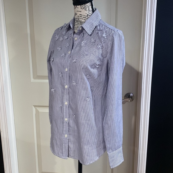 A New Day stripped embellished button down - Picture 3 of 5